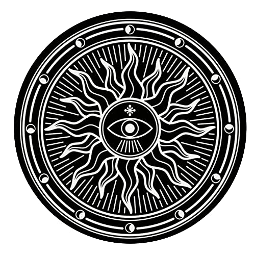 gdt Drum-Matten-Teppich, Waschbar Kein Verblassen Langlebiger Runder Drum-Teppich-StoßDäMpfungs-Teppich, FüR Bass Drum Snare und Andere Musikinstrumentenmatten/E / 120cm/47.2in von KLHGDM