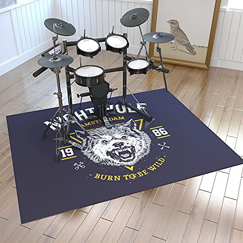 gdt Drum Teppich, Rutschfeste Waschbare Drum Matte Decke FüR Drum Kit Professioneller Drum Teppich Drummer BüHnenperformance Musikinstrument Matte/A / 160x200cm gdt Drum Teppich, Rutschfeste Waschbare Drum Matte Decke FüR Drum Kit Professioneller Drum Teppich Drummer BüHnenperformance Musikinstrument Matte/A / 160x200cm von KLHGDM