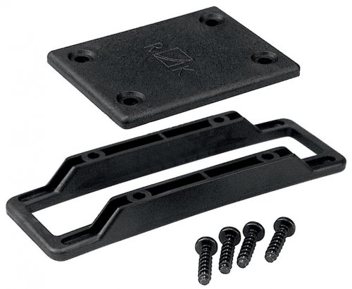 Kupplungs-Set Klickfix schwarz, f. Körbe u. Boxen von KlickFix