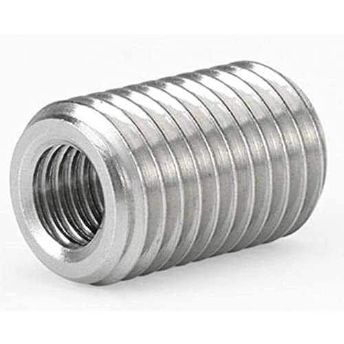 M3M4M5M6M8M10M12Edelstahl 304 Innen Außengewinde Adapterschraube Drahtgewinde Einsteckhülse Überwurfmutter Kupplung Fördern-InnenM5-AußenM8,12mmX2Stk,Edelstahl 304 von KLIEUWDBAARASRASJ