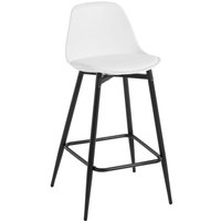 1x Barhocker, Küchenhocker mit Rückenlehne Fußstütze, Barstühle pp, Tresenhocker Bistrohocker mit Metallbeinen, für Küche Bars Esszimmer Restaurants, 1x Barhocker, Küchenhocker mit Rückenlehne Fußstütze, Barstühle pp, Tresenhocker Bistrohocker mit Metallbeinen, für Küche Bars Esszimmer Restaurants, von KLIHOME