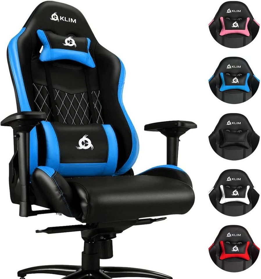 KLIM Gaming Chair Esports Stuhl,  Ergonomischer Gaming Stuhl, Hochwertige Qualität, Stylischer Stuhl fürs Arbeitszimmer von KLIM