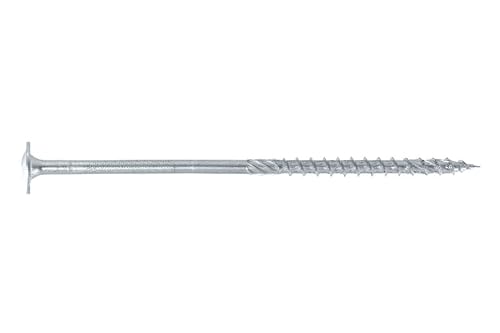 KLIMAS Holzschrauben Torx - Tellerkopfschrauben TX Weiß Schrauben - Flachkopfschrauben Holz - Tellerkopf - Holzschrauben Set Dachkonstruktion Schrauben - 5x70 mm - 150 Stück von KLIMAS