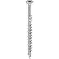 Klimas - Holzschraube weiss verzinkt - Senkkopf - Teilgewinde - Torx - Antisplit-Spitze 6 x 140 - Packung zu 100 Klimas - Holzschraube weiss verzinkt - Senkkopf - Teilgewinde - Torx - Antisplit-Spitze 6 x 140 - Packung zu 100 von KLIMAS