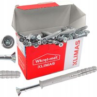 Klimas - Schlagdübel mit konischem Flansch - Senkkopfschraube pz 6 x 40 - Packung zu 200 Klimas - Schlagdübel mit konischem Flansch - Senkkopfschraube pz 6 x 40 - Packung zu 200 von KLIMAS