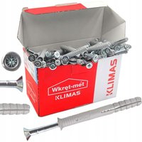 Klimas - Schlagdübel mit konischem Flansch - Senkkopfschraube pz 6 x 80 - Packung zu 100 Klimas - Schlagdübel mit konischem Flansch - Senkkopfschraube pz 6 x 80 - Packung zu 100 von KLIMAS