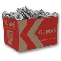 Klimas - Tellerkopfschraube 8x100 Tellerkopf hell verzinkt TX40 Klimas - Tellerkopfschraube 8x100 Tellerkopf hell verzinkt TX40 von KLIMAS