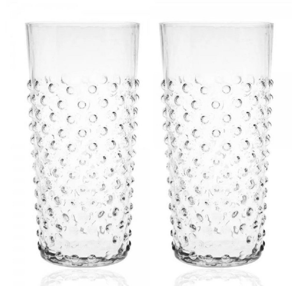 KLIMCHI Cocktailglas Studio Große Wassergläser Hobnail Crystal Transparent (2-teilig) von KLIMCHI