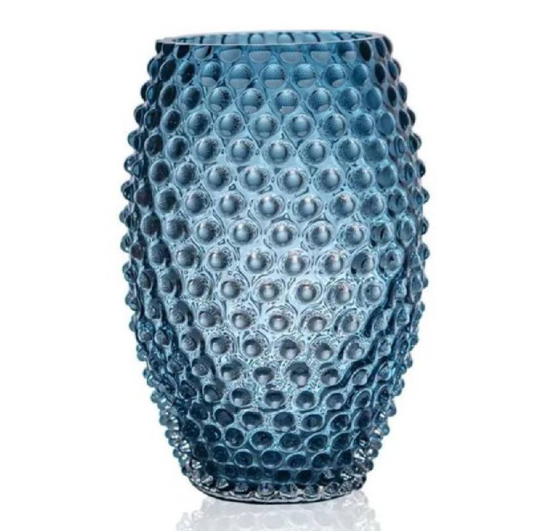 KLIMCHI Dekovase Studio Vase Honail Egg Underlay Blue Smoke von KLIMCHI