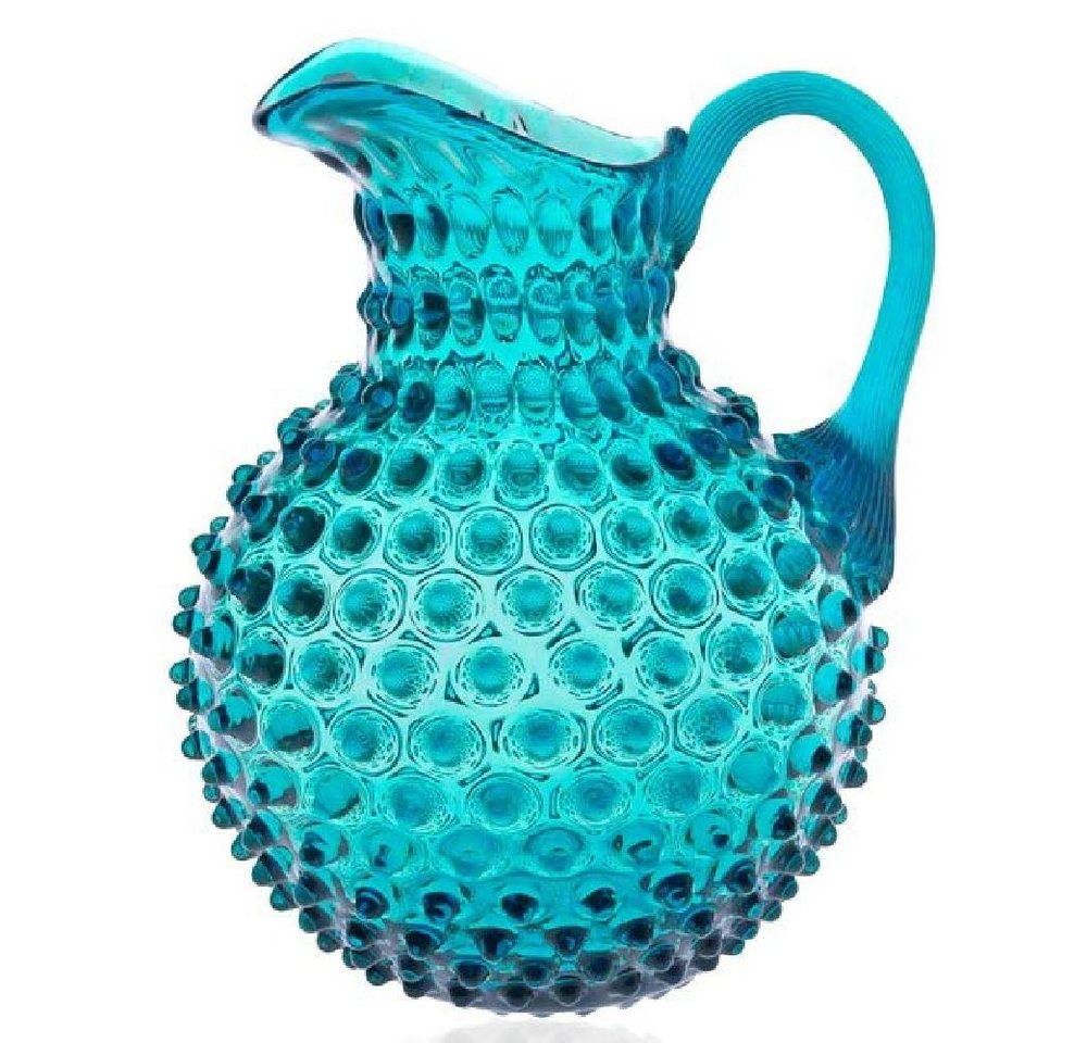 KLIMCHI Karaffe Studio Karaffe Hobnail Aquamarine Blau von KLIMCHI