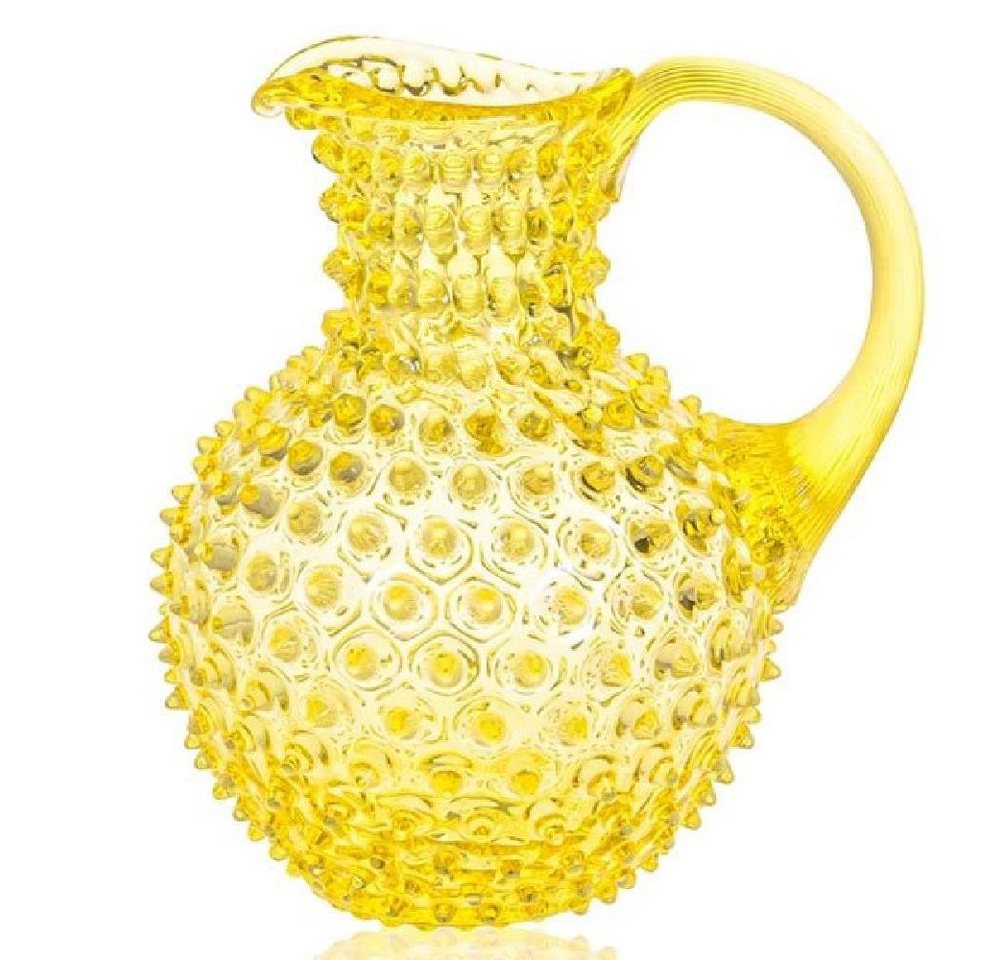 KLIMCHI Karaffe Studio Karaffe Hobnail Citrine Gelb von KLIMCHI