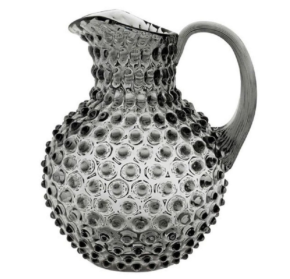 KLIMCHI Karaffe Studio Karaffe Hobnail Grey Smoke von KLIMCHI