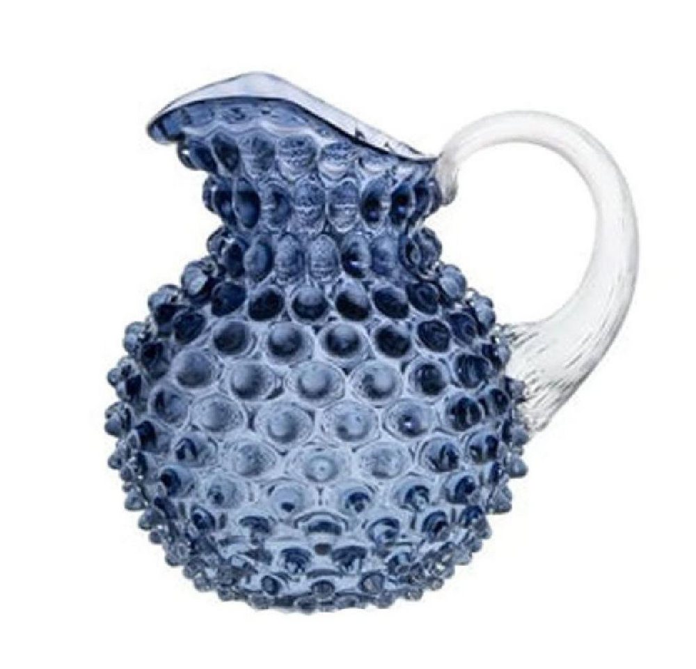 KLIMCHI Karaffe Studio kleine Karaffe Hobnail Underlay Blue Smoke (500ml) von KLIMCHI