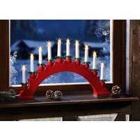 10-flammiger Leuchter aus Holz von KLINGEL DE