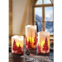 Batteriebetriebene LED-Kerzen, 3er-Set von KLINGEL DE