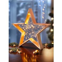 Beleuchteter Stern aus Holz von KLINGEL DE