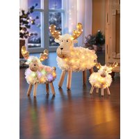 Beleuchtetes Rentier aus Holz von KLINGEL DE