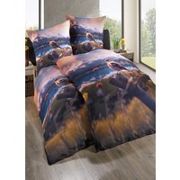 Digitalbedruckte Bettwäsche-Garnitur in Microfaser-Qualität von KLINGEL DE