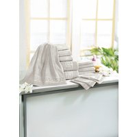 Frottierserie mit Mäander-Jacquard-Struktur Frottierserie mit Mäander-Jacquard-Struktur von KLINGEL DE