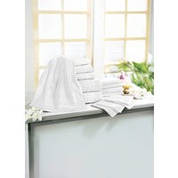 Frottierserie mit Mäander-Jacquard-Struktur Frottierserie mit Mäander-Jacquard-Struktur von KLINGEL DE