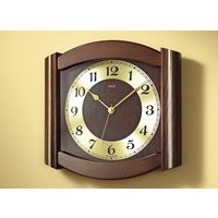 Funk-Wanduhr aus massivem Holz von KLINGEL DE