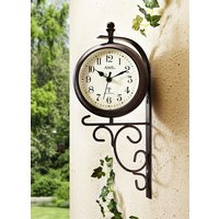 Funk-Wanduhr mit Thermometer Funk-Wanduhr mit Thermometer von KLINGEL DE