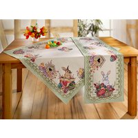 Gobelin Tischdecke und Kissenbezug Gobelin Tischdecke und Kissenbezug von KLINGEL DE