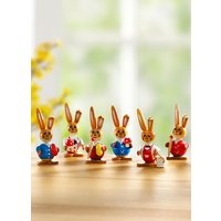 Hasen aus Holz, 6er-Set von KLINGEL DE