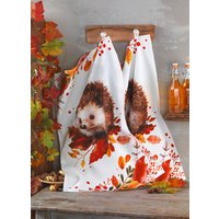 Herbstliche Geschirrtücher aus Baumwolle, 2er-Set Herbstliche Geschirrtücher aus Baumwolle, 2er-Set von KLINGEL DE