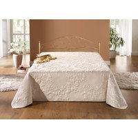 Hervorragend verarbeitete Tagesdecke und passende Kissenbezüge von KLINGEL DE