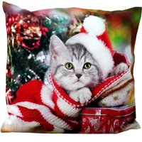 Kissenbezug Weihnachtskatze Kissenbezug Weihnachtskatze von KLINGEL DE