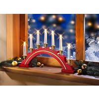 Lichterbogen aus Holz, 7-flammig Lichterbogen aus Holz, 7-flammig von KLINGEL DE