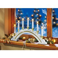 Lichterbogen aus Holz, 7-flammig von KLINGEL DE