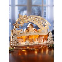 Lichterbogen aus hochwertigem Holz von KLINGEL DE