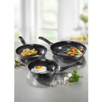 Pfannen-Set mit hochwertiger Antihaft- Keramikbeschichtung Pfannen-Set mit hochwertiger Antihaft- Keramikbeschichtung von KLINGEL DE