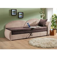 Schlafsofa mit Bettkasten und 1 Dekokissen von KLINGEL DE