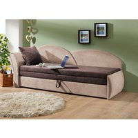 Schlafsofa mit Bettkasten und 1 Dekokissen von KLINGEL DE