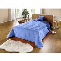 Tagesdecke mit Karo-Steppung und Bandeinfassung Tagesdecke mit Karo-Steppung und Bandeinfassung von KLINGEL DE