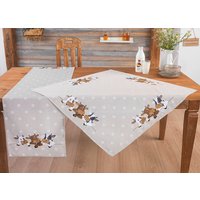 Tischdecke mit aufwendiger Stickerei von KLINGEL DE