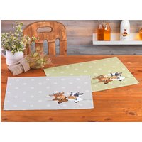Tischdecke mit aufwendiger Stickerei von KLINGEL DE