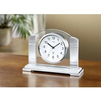 Tischuhr mit Mineralglas-Rückwand von KLINGEL DE