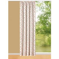 Übergardine mit Blumen-Dessin und Universalschienenband von KLINGEL DE