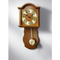 Wanduhr aus Holz mit Funkuhrwerk von KLINGEL DE