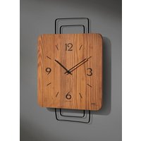 Wanduhr mit Holzgehäuse aus dem Hause AMS von KLINGEL DE