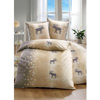 Winterlich-weihnachtliche Bettwäsche-Garnitur von KLINGEL DE