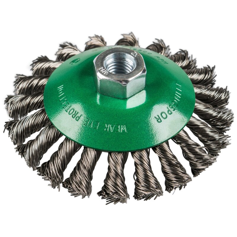 Kegelbürste BK 600 Z für Winkelschleifer 100 mm mit gezopftem Edelstahldraht Kegelbürste BK 600 Z für Winkelschleifer 100 mm mit gezopftem Edelstahldraht von Klingspor AG