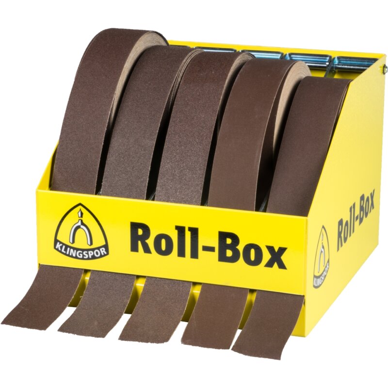 Klingspor ROLL-BOX für 5 Rollen Schleifpapier mit 50 mm Breite Klingspor ROLL-BOX für 5 Rollen Schleifpapier mit 50 mm Breite von Klingspor AG