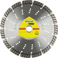 Dt 612 ut Diamanttrennscheiben, 230 x 2,6 x 22,23 mm 15 Segmente 42 x 2,6 x 12 mm, Standard Turbo - Klingspor von KLINGSPOR