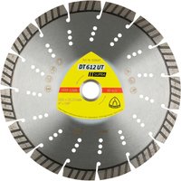Klingspor - dt 612 ut Diamanttrennscheiben, 230 x 2,6 x 22,23 mm 15 Segmente 42 x 2,6 x 12 mm, Standard Turbo von KLINGSPOR