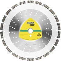Klingspor - 340227 dt 612 ut Supra Diamant-Trennschleifscheiben für Winkelschleifer für Bau/Beton/Panzerbeton/Kalksandstein, 350mm Durchmesser, 20mm von KLINGSPOR